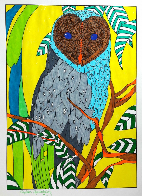 Creation porsophie-queuniez, dibujo para colorear de la galería Animales