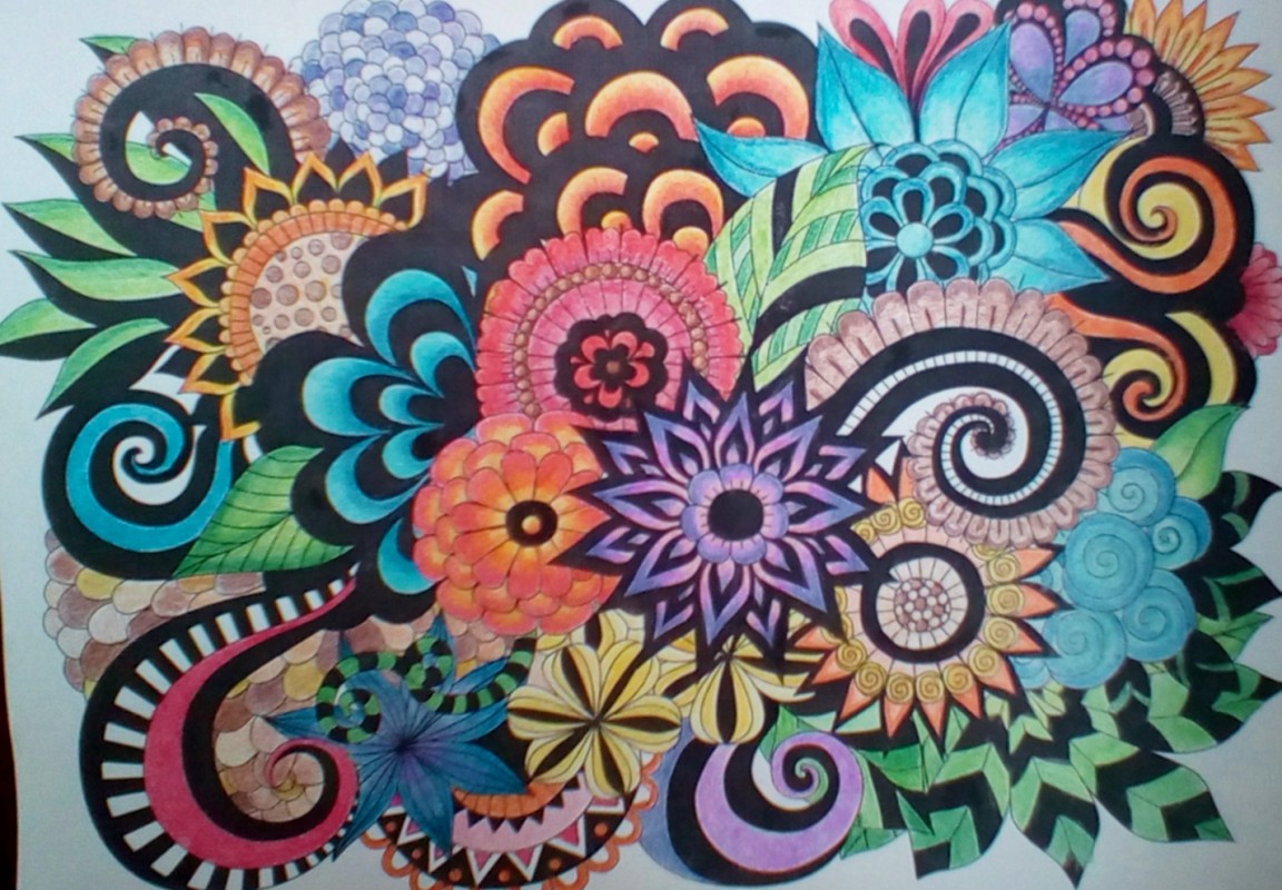 Creation porLisaG, dibujo para colorear de la galería Flores y vegetación