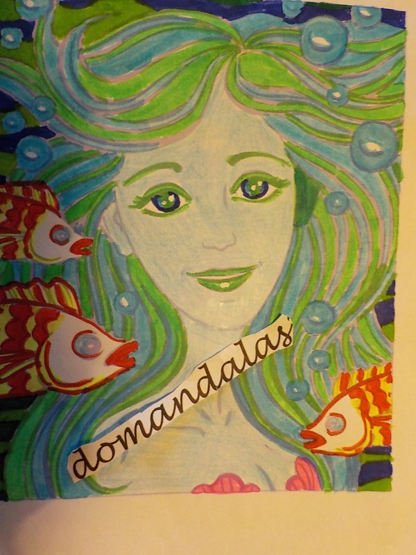 Creation pordomandalas3bis, dibujo para colorear de la galería Mundos acuáticos