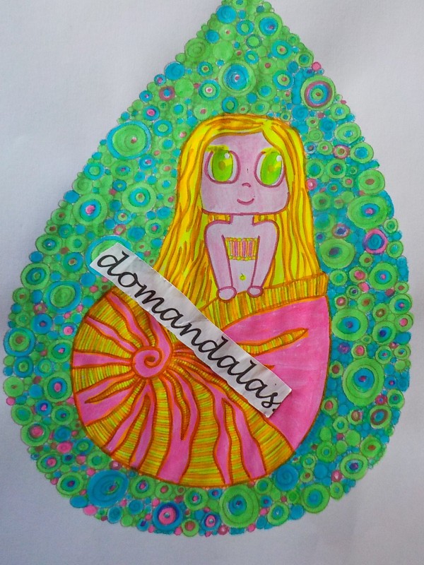 Creation pordomandalas3bis, dibujo para colorear de la galería Mundos acuáticos