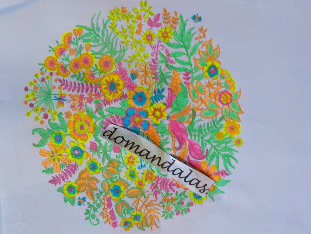 Creation pordomandalas3bis, dibujo para colorear de la galería Flores y vegetación