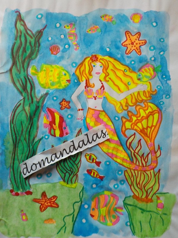 Creation pordomandalas3bis, dibujo para colorear de la galería Mundos acuáticos