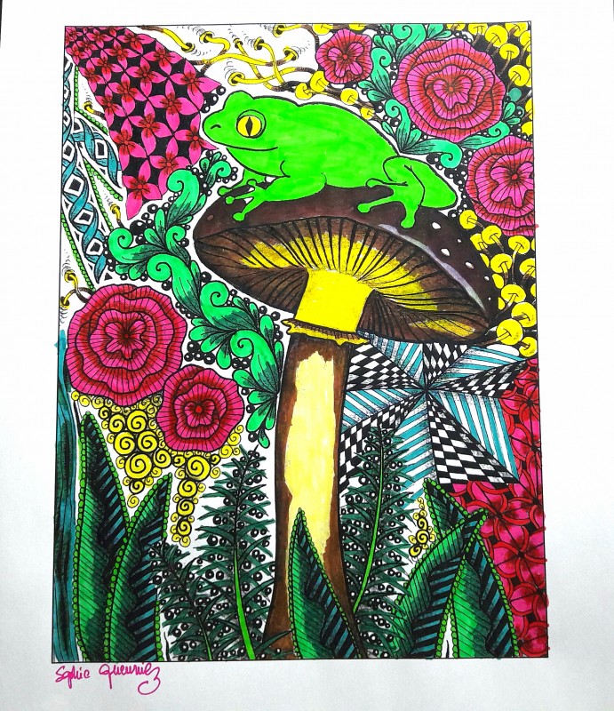 Creation porsophie-queuniez, dibujo para colorear de la galería Animales