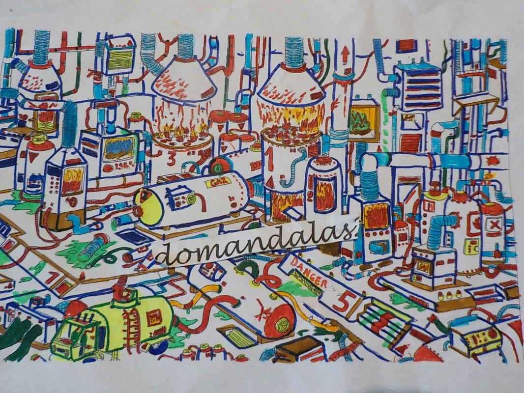 Creation pordomandalas3bis, dibujo para colorear de la galería Inclasificable