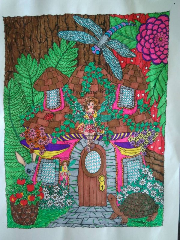 Creation porarmelle, dibujo para colorear de la galería Mariposas e insectos