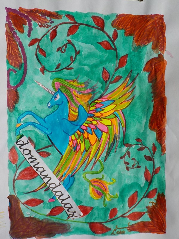 Creation pordomandalas3bis, dibujo para colorear de la galería Mitos y leyendas
