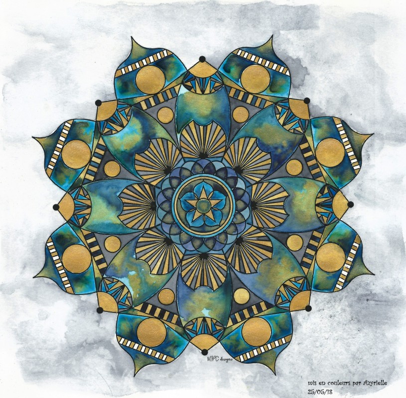 Creation porazyrielle, dibujo para colorear de la galería Mandalas