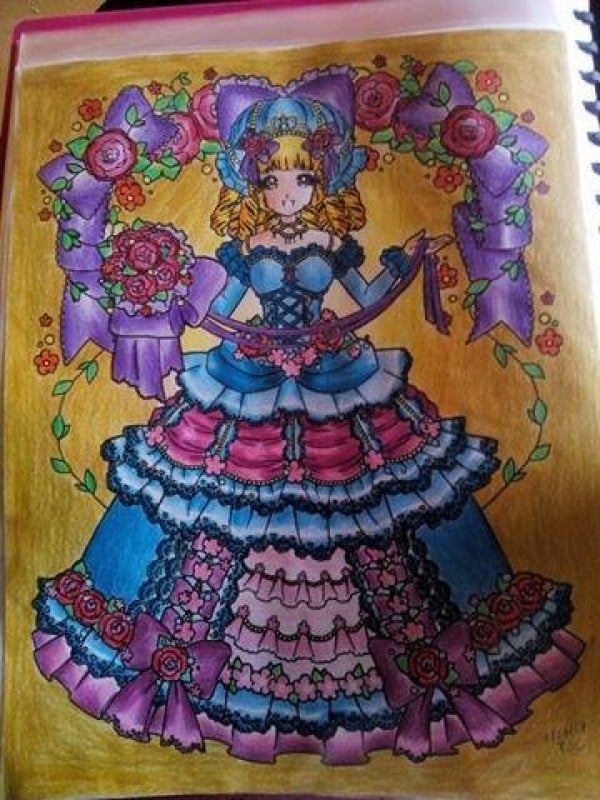 Creation porteejaycee, dibujo para colorear de la galería Return to childhood