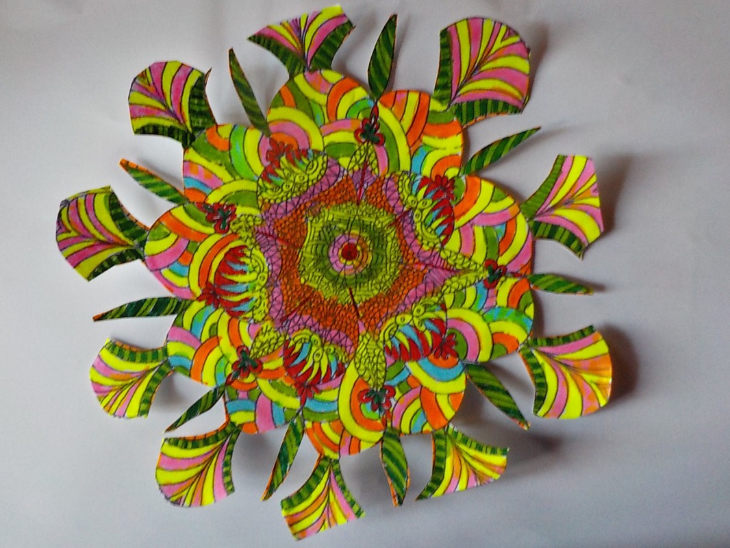 Creation pordomandalas, dibujo para colorear de la galería Anti-stress / Zen