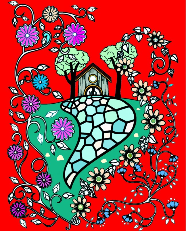 Creation porcyntia, dibujo para colorear de la galería Fairy tales
