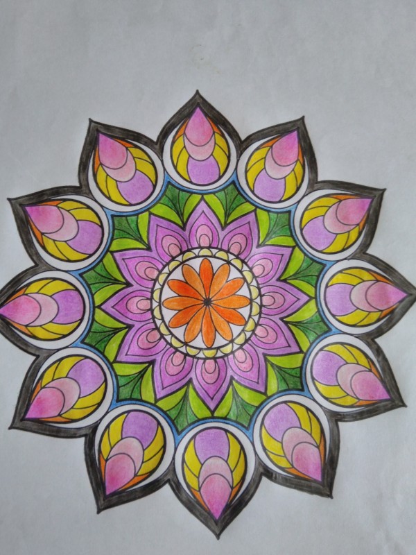 Creation porsirella51, dibujo para colorear de la galería Mandalas