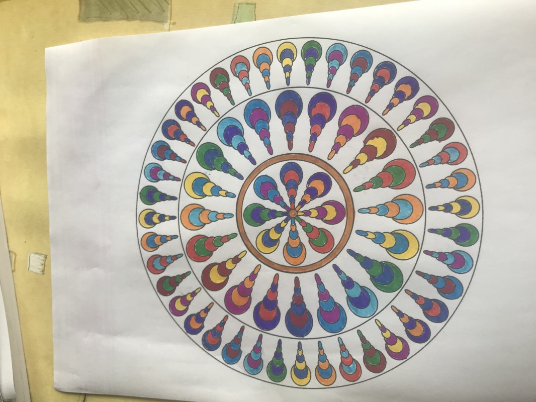 Creation porsamira, dibujo para colorear de la galería Mandalas