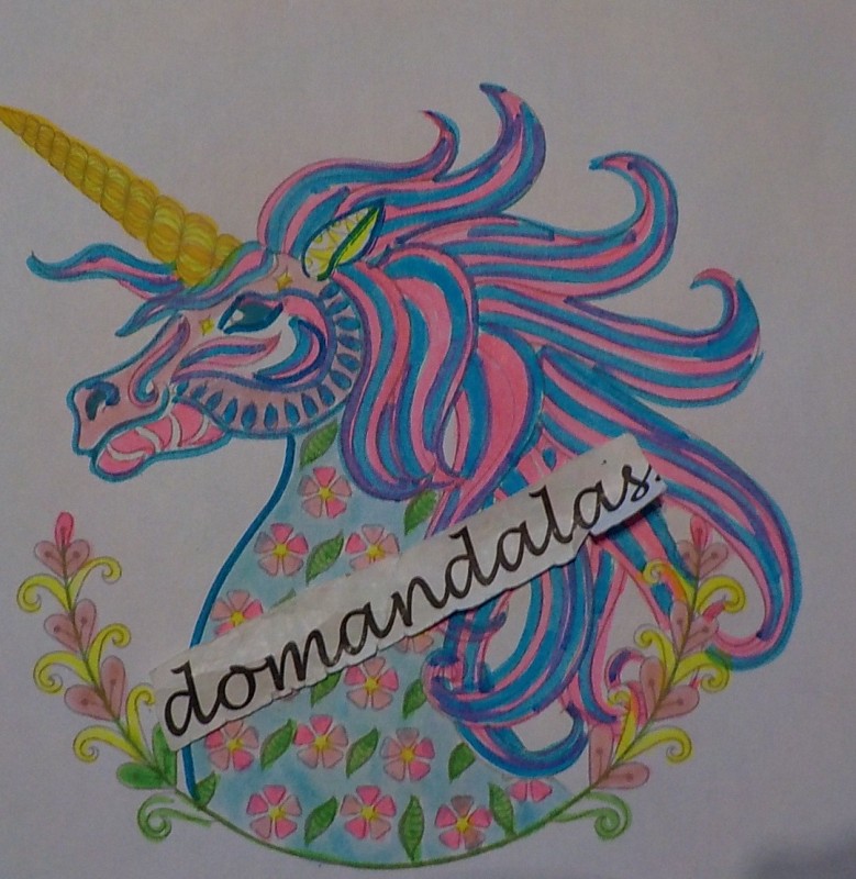 Creation pordomandalas3bis, dibujo para colorear de la galería Unicorni