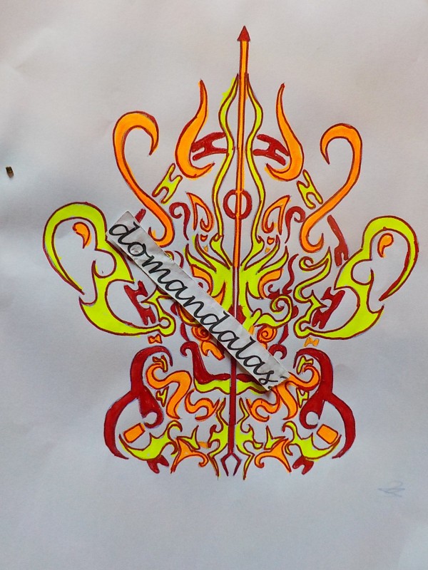 Creation pordomandalas3bis, dibujo para colorear de la galería Tatuajes