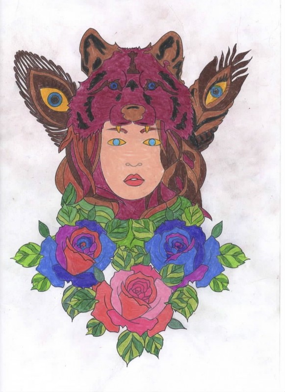 Creation porsweetrose, dibujo para colorear de la galería Anti-stress / Zen