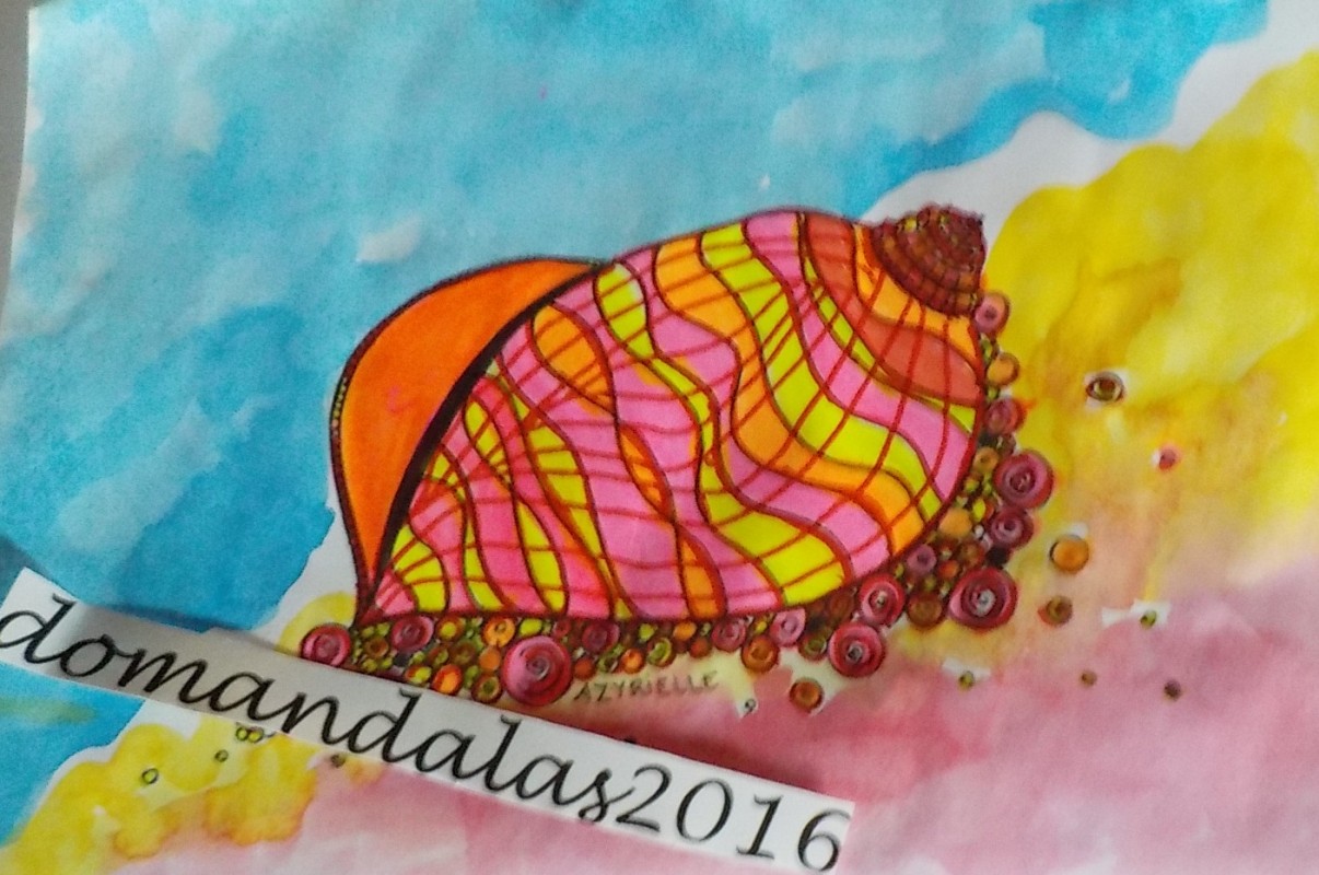 Creation pordomandalas4, dibujo para colorear de la galería Anti-stress / Zen