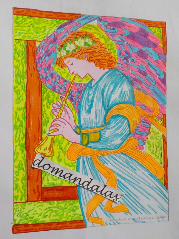 Creation pordomandalas3bis, dibujo para colorear de la galería Obra de arte