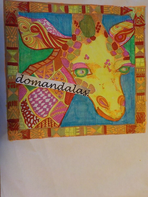 Creation pordomandalas3bis, dibujo para colorear de la galería África