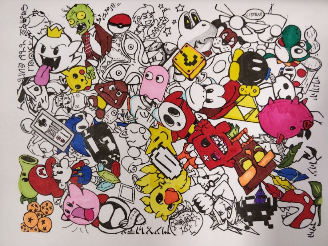 Creation pormike, dibujo para colorear de la galería Doodle art / Doodling