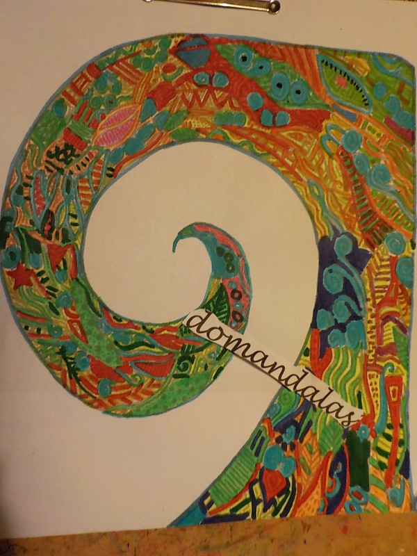 Creation pordomandalas3bis, dibujo para colorear de la galería Inclasificable