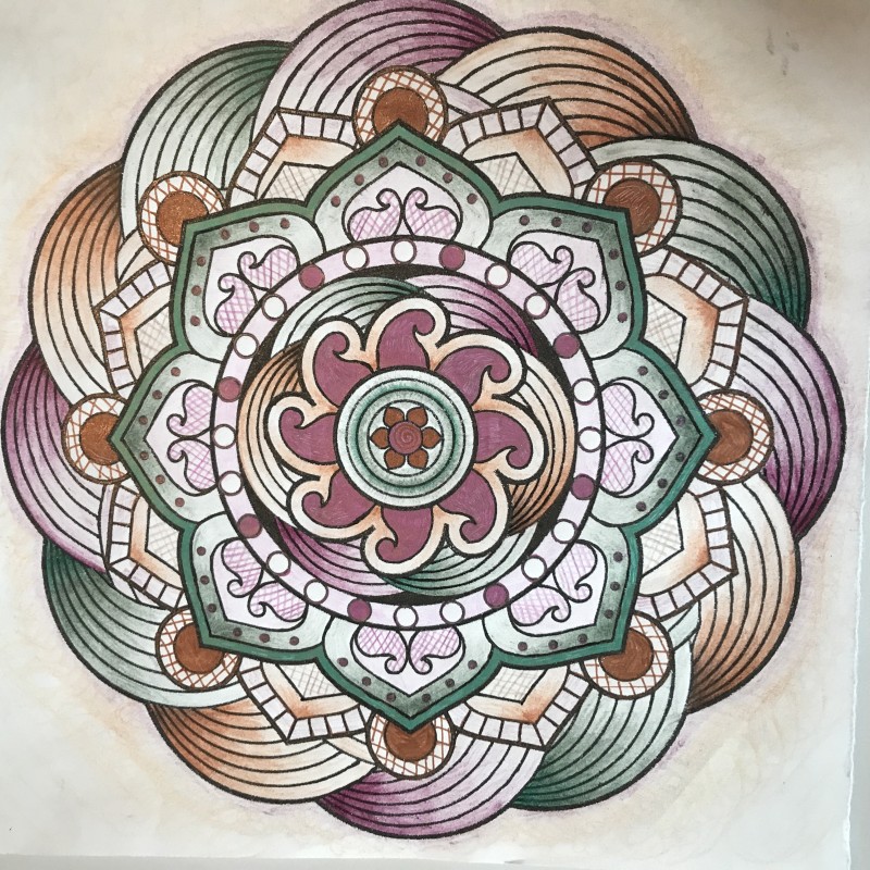 Creation pormissie, dibujo para colorear de la galería Mandalas
