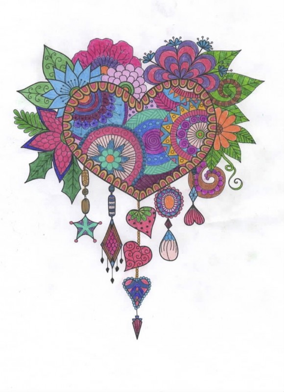 Creation porsweetrose, dibujo para colorear de la galería Atrapasueños