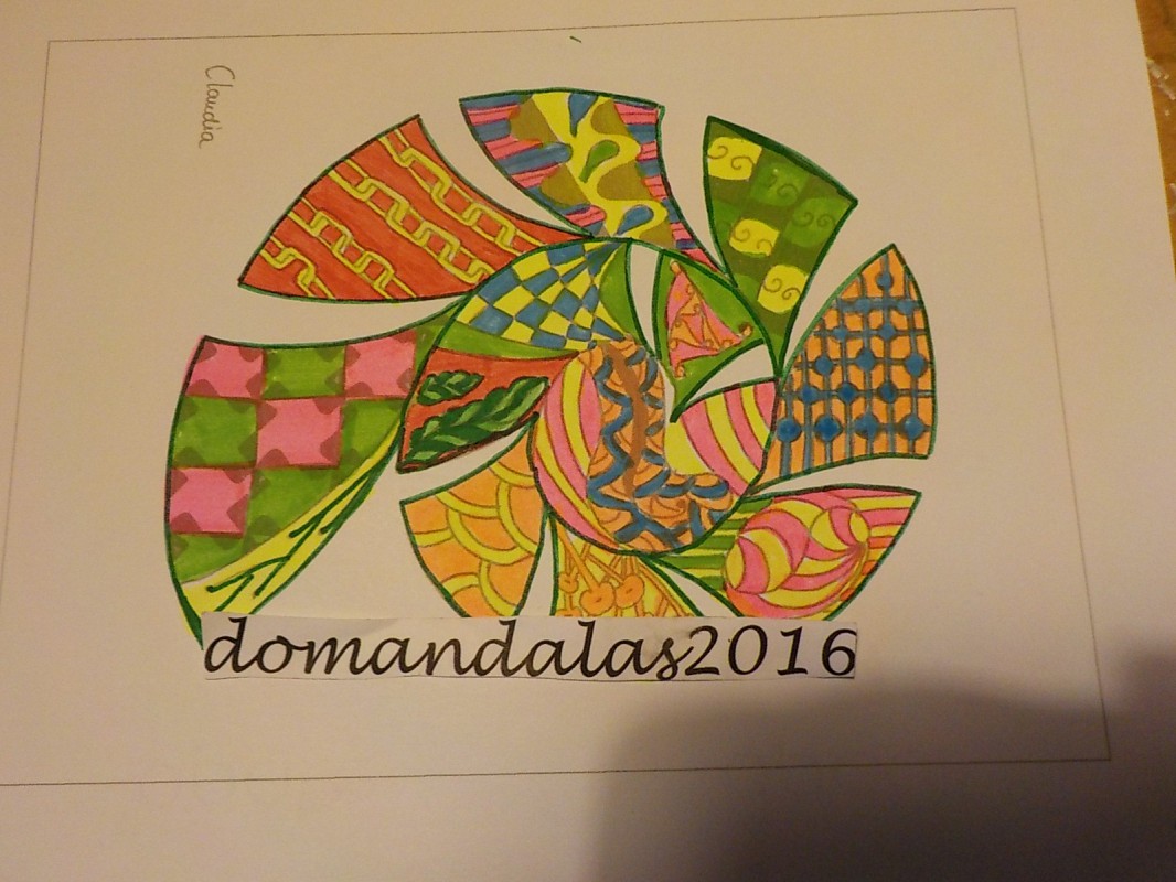 Creation pordomandalas, dibujo para colorear de la galería Zentangle
