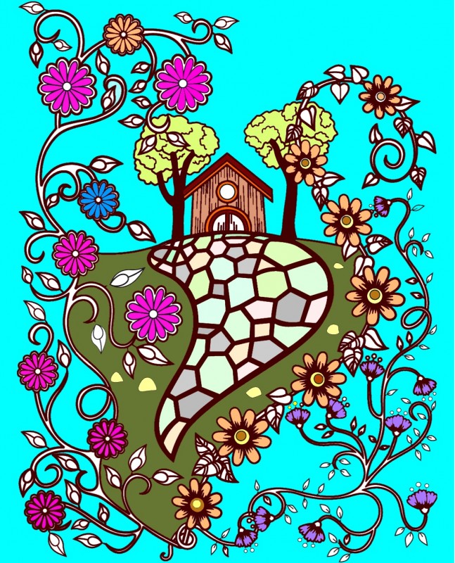 Creation porcyntia, dibujo para colorear de la galería Fairy tales