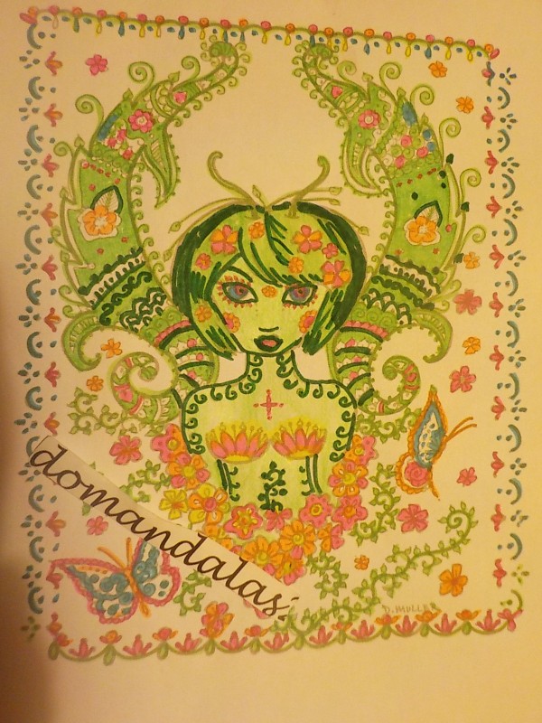 Creation pordomandalas4, dibujo para colorear de la galería Anti-stress / Zen