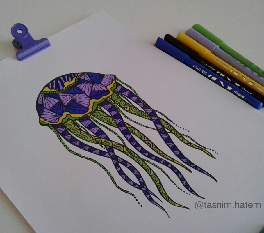 Creation por98, dibujo para colorear de la galería Zentangle