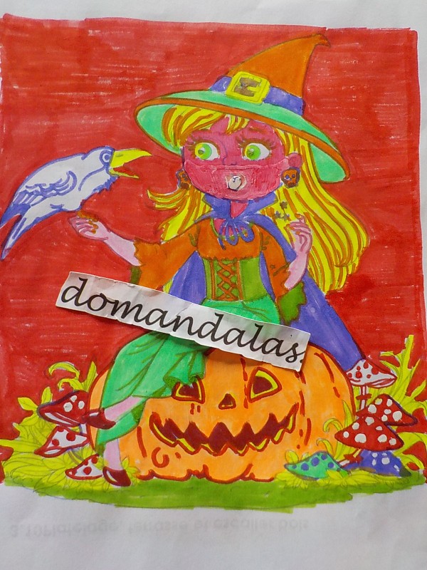 Creation pordomandalas3bis, dibujo para colorear de la galería Halloween