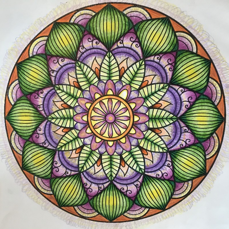 Creation pormissie, dibujo para colorear de la galería Mandalas