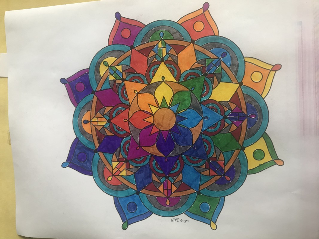 Creation porsamira, dibujo para colorear de la galería Mandalas