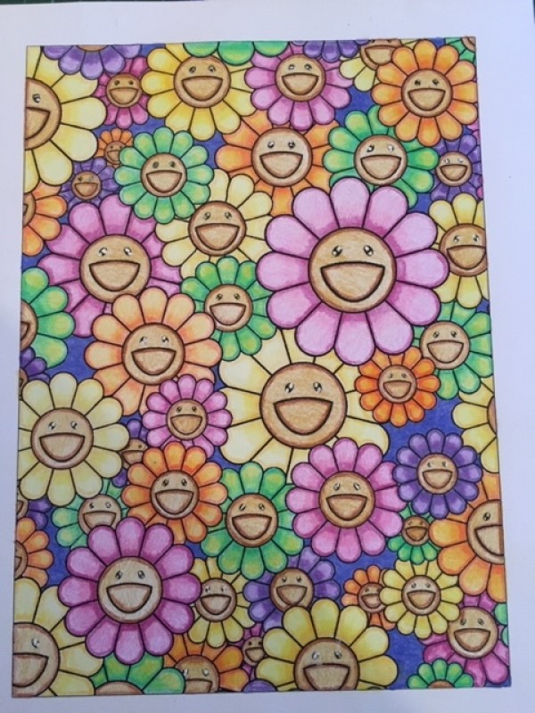 Creation porsandy, dibujo para colorear de la galería Obra de arte