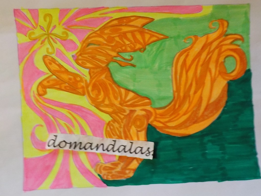 Creation pordomandalas3bis, dibujo para colorear de la galería Animales