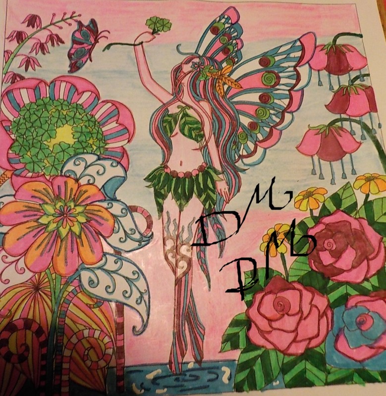 Creation pordomandalas4, dibujo para colorear de la galería Flores y vegetación