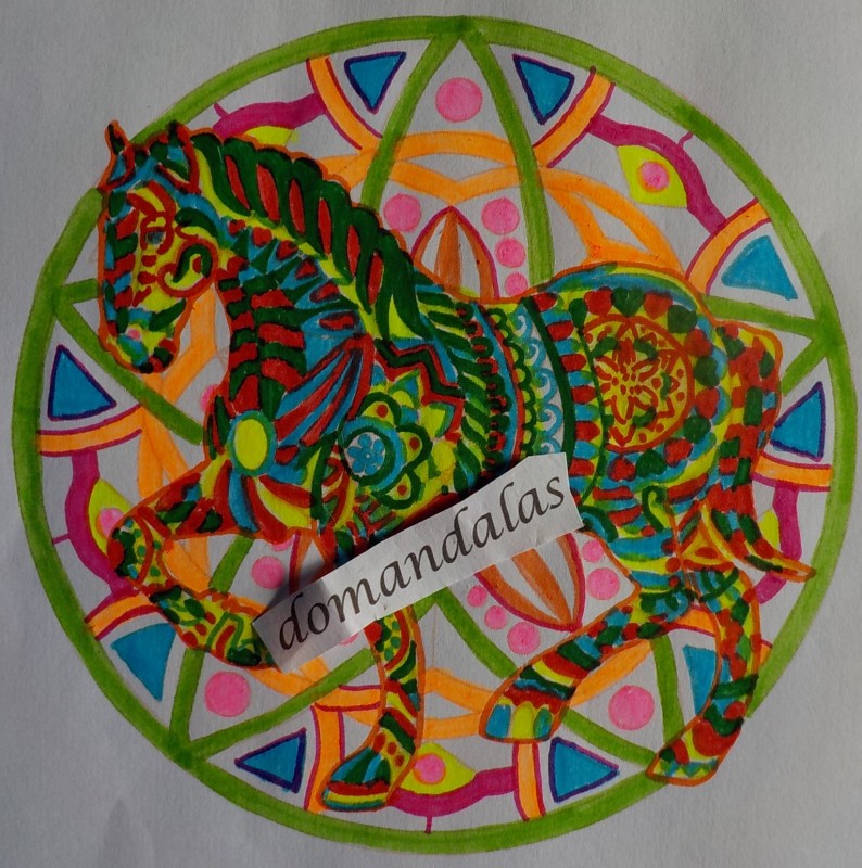 Creation pordomandalas4, dibujo para colorear de la galería Mandalas