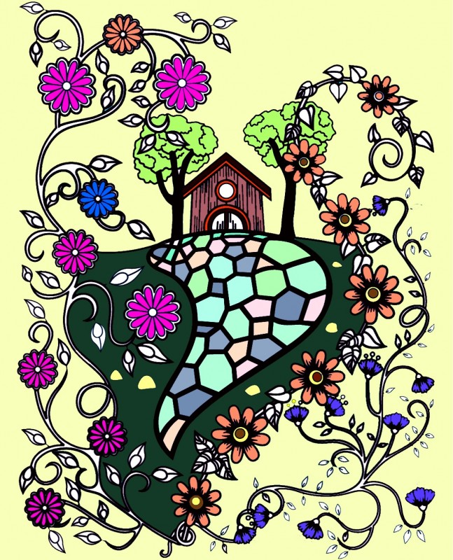 Creation porcyntia, dibujo para colorear de la galería Fairy tales
