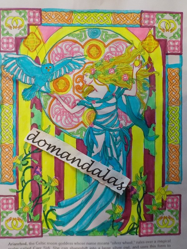 Creation pordomandalas3bis, dibujo para colorear de la galería Art nouveau