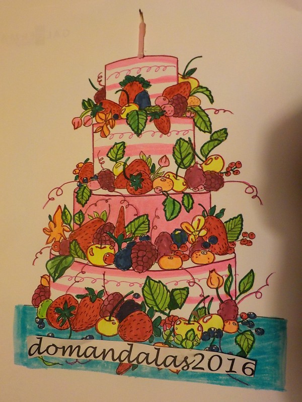Creation pordomandalas, dibujo para colorear de la galería Cup Cakes