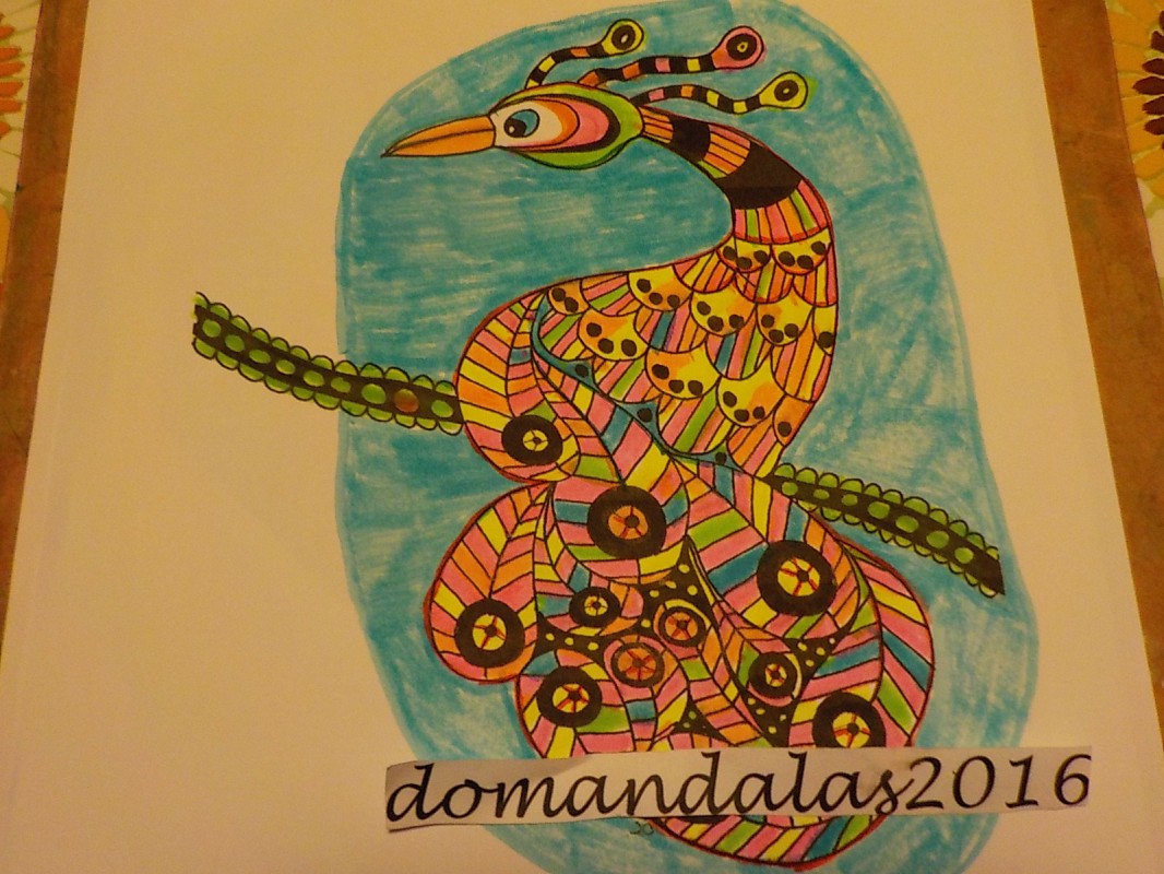 Creation pordomandalas, dibujo para colorear de la galería Animales