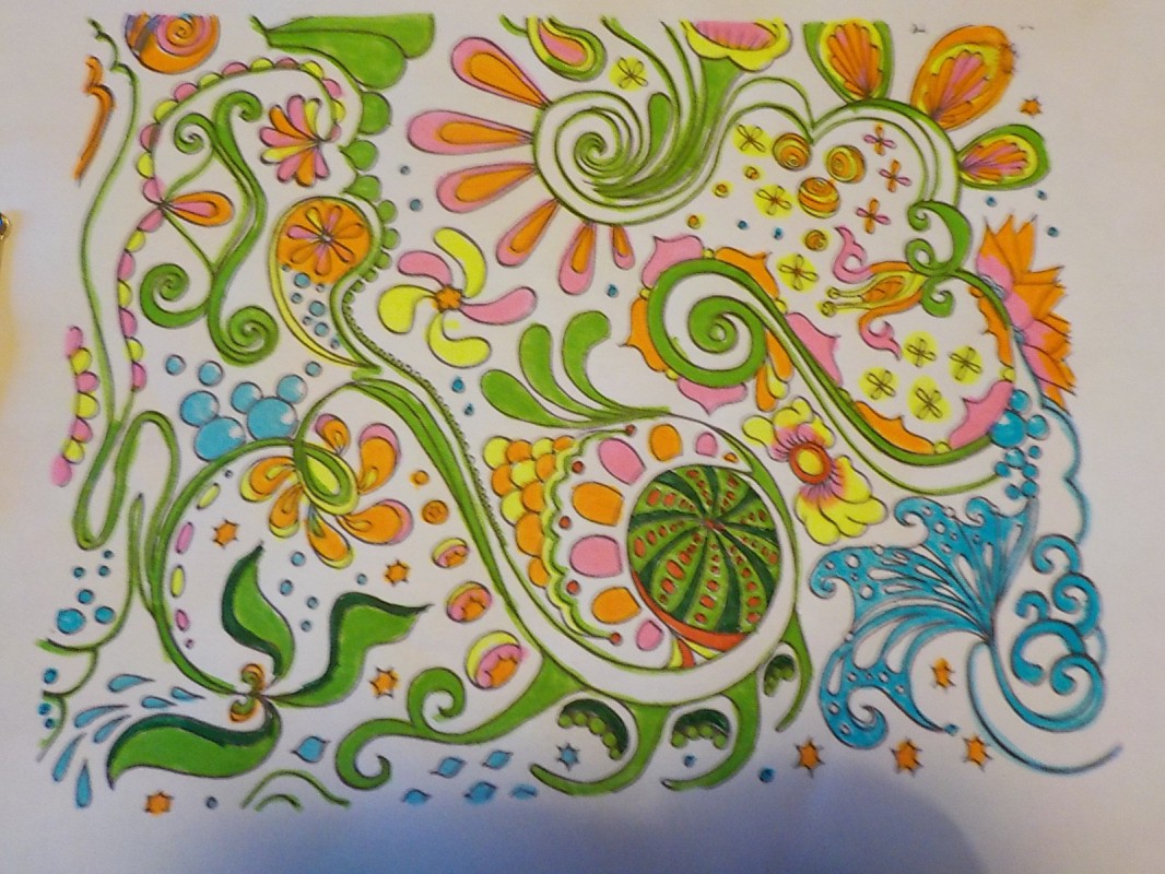 Creation pordomandalas, dibujo para colorear de la galería Anti-stress / Zen