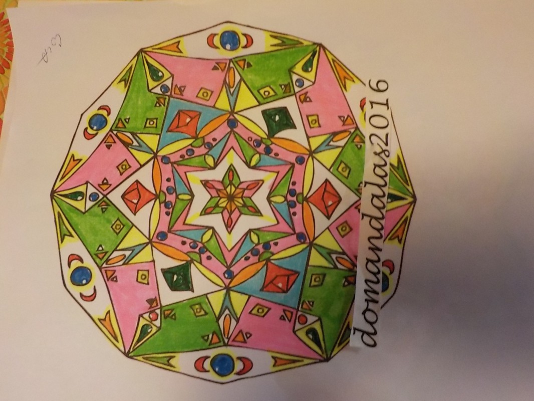 Creation pordomandalas, dibujo para colorear de la galería Mandalas