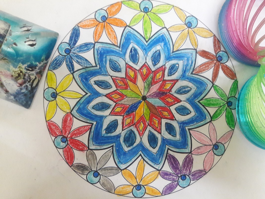 Creation pormilymsm, dibujo para colorear de la galería Mandalas
