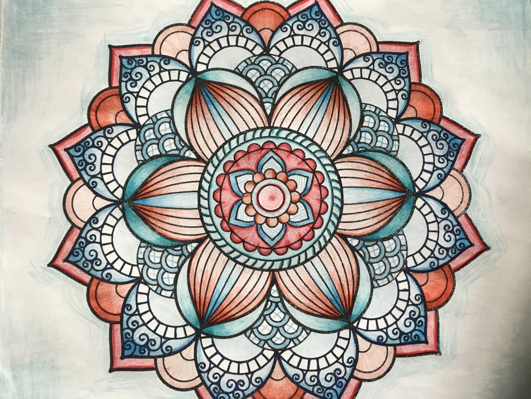 Creation pormissie, dibujo para colorear de la galería Mandalas