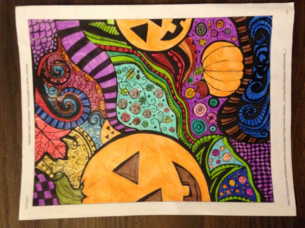 Creation porsunster79, dibujo para colorear de la galería Halloween