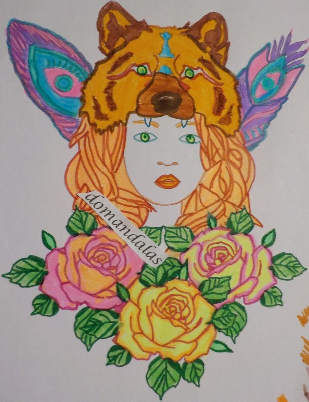 Creation pordomandalas4, dibujo para colorear de la galería Anti-stress / Zen