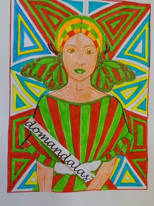 Creation pordomandalas4, dibujo para colorear de la galería Anti-stress / Zen
