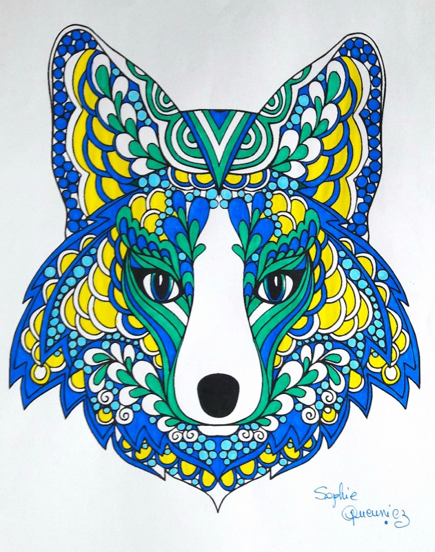 Creation porsophie-queuniez, dibujo para colorear de la galería Animales