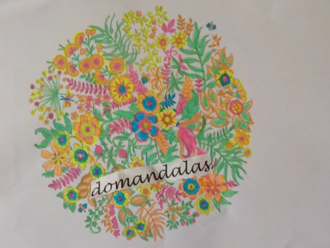 Creation pordomandalas3bis, dibujo para colorear de la galería Flores y vegetación